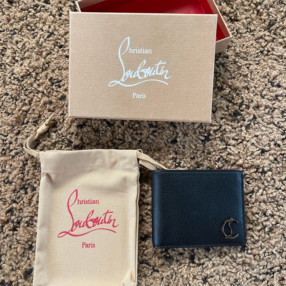 Christian Louboutin Coolcard Leather Bifold Wallet